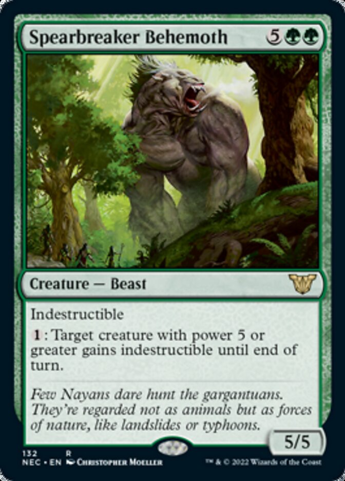 Spearbreaker Behemoth [Kamigawa: Neon Dynasty Commander] | Webway Games