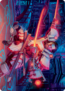 Isshin, Two Heavens as One 1 Art Card [Kamigawa: Neon Dynasty Art Series] | Webway Games