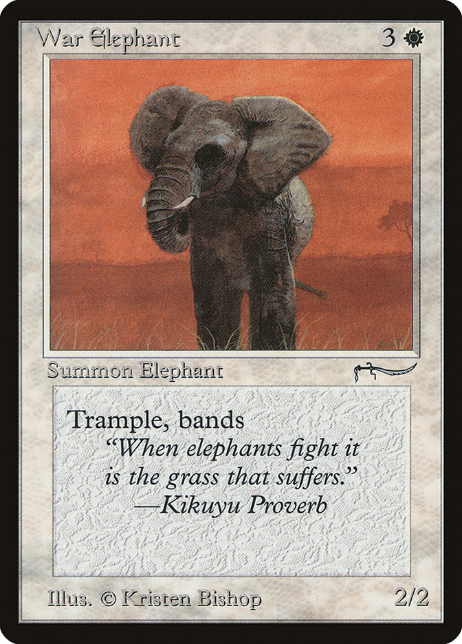 War Elephant (Light Mana Cost) [Arabian Nights] | Webway Games