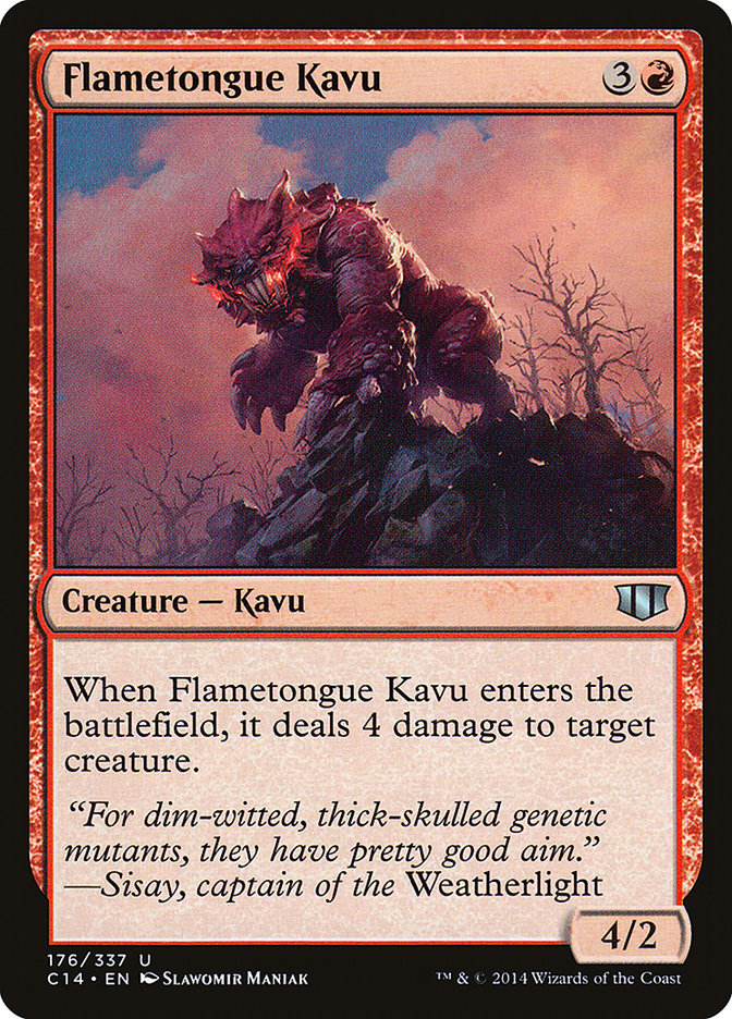 Flametongue Kavu [Commander 2014] | Webway Games