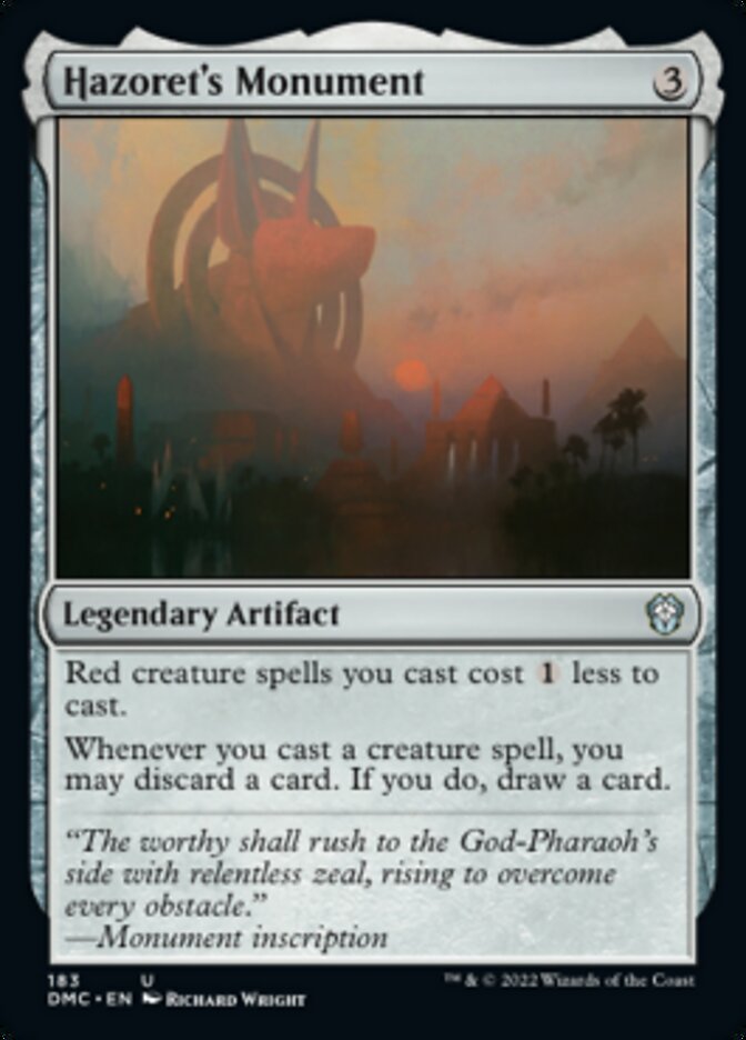 Hazoret's Monument [Dominaria United Commander] | Webway Games