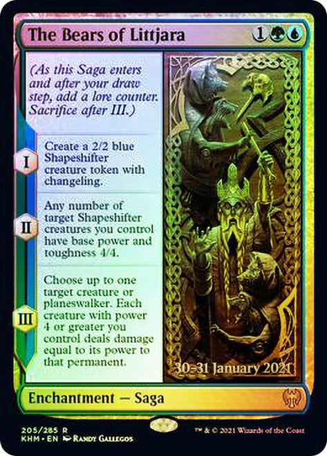 The Bears of Littjara [Kaldheim Prerelease Promos] | Webway Games