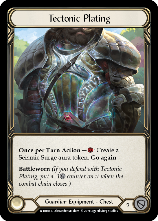 Tectonic Plating [WTR041-L] Alpha Print Cold Foil | Webway Games