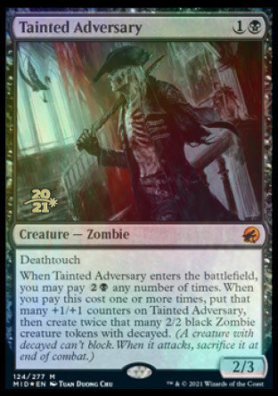 Tainted Adversary [Innistrad: Midnight Hunt Prerelease Promos] | Webway Games