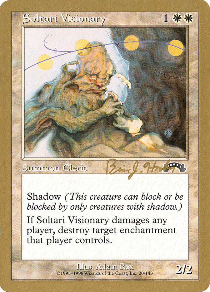 Soltari Visionary (Brian Hacker) [World Championship Decks 1998] | Webway Games