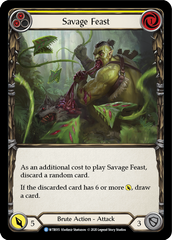 Savage Feast (Yellow) [U-WTR015] (Welcome to Rathe Unlimited)  Unlimited Rainbow Foil | Webway Games