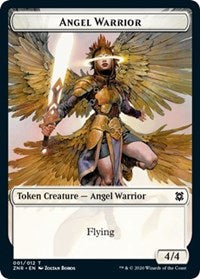 Angel Warrior // Shark Double-sided Token (Challenger 2021) [Unique and Miscellaneous Promos] | Webway Games