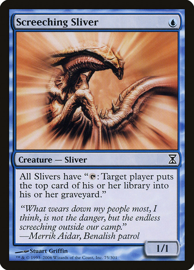 Screeching Sliver [Time Spiral] | Webway Games