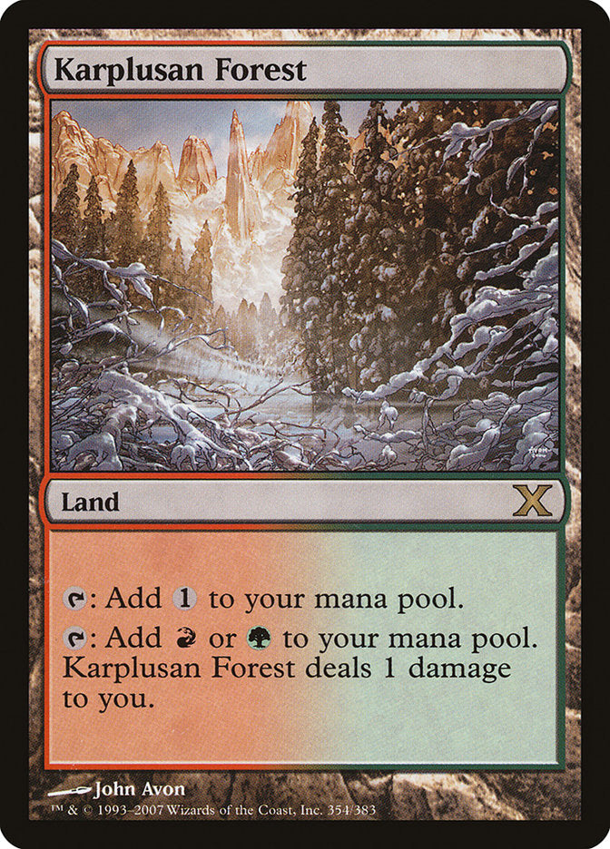 Karplusan Forest [Tenth Edition] | Webway Games