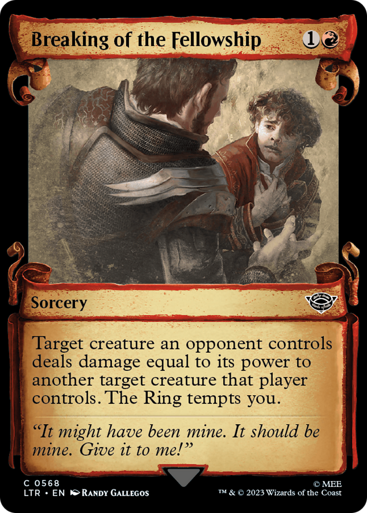 Breaking of the Fellowship [The Lord of the Rings: Tales of Middle-Earth Showcase Scrolls] | Webway Games