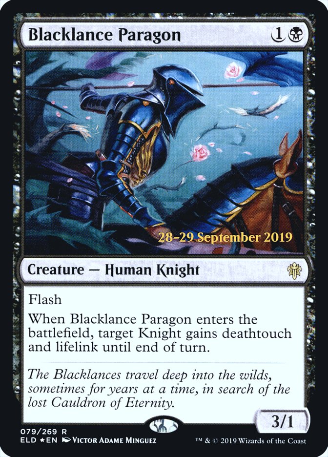 Blacklance Paragon  [Throne of Eldraine Prerelease Promos] | Webway Games