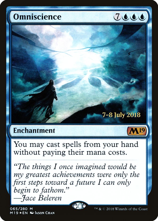 Omniscience  (Prerelease) [Core Set 2019 Prerelease Promos] | Webway Games