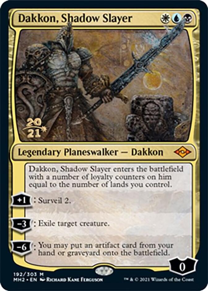 Dakkon, Shadow Slayer [Modern Horizons 2 Prerelease Promos] | Webway Games