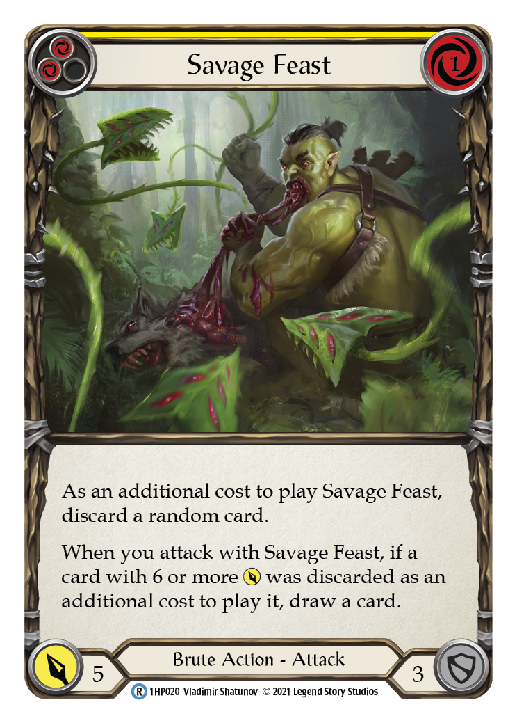 Savage Feast (Yellow) [1HP020] | Webway Games