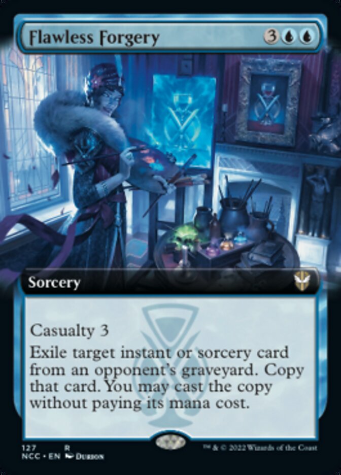 Flawless Forgery (Extended Art) [Streets of New Capenna Commander] | Webway Games