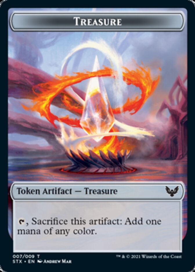 Construct (022) // Treasure Token [Commander 2021 Tokens] | Webway Games