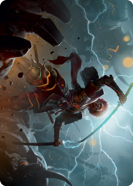 Raiyuu, Storm's Edge Art Card [Kamigawa: Neon Dynasty Art Series] | Webway Games