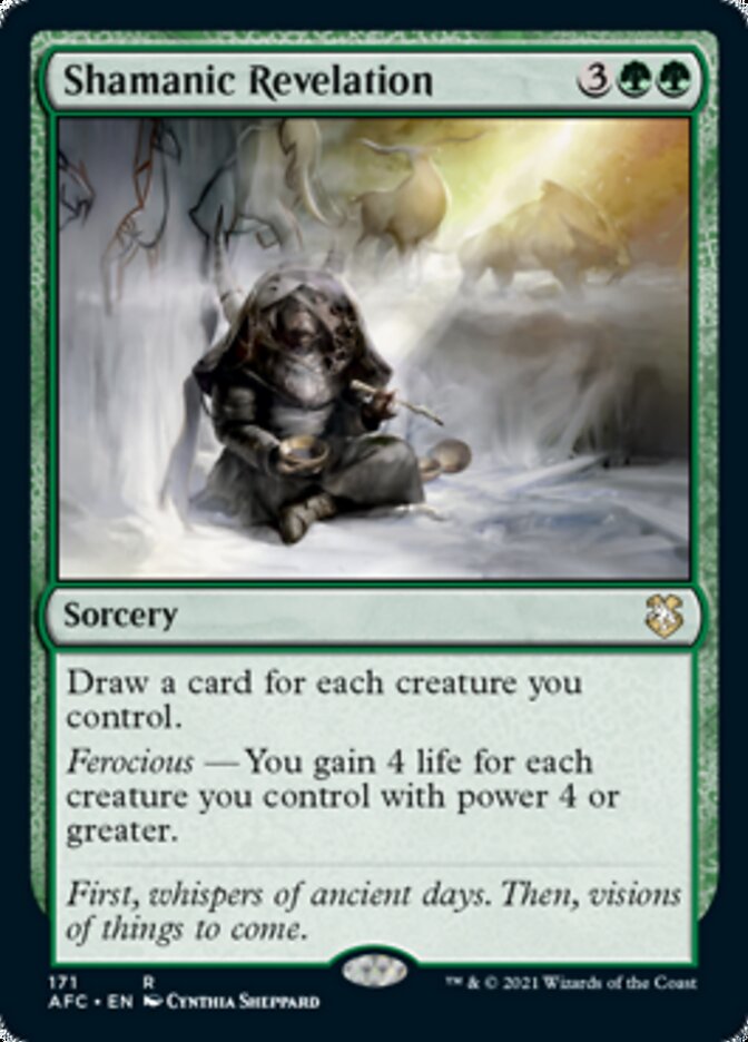 Shamanic Revelation [Dungeons & Dragons: Adventures in the Forgotten Realms Commander] | Webway Games