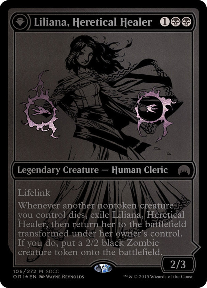 Liliana, Heretical Healer // Liliana, Defiant Necromancer [San Diego Comic-Con 2015] | Webway Games
