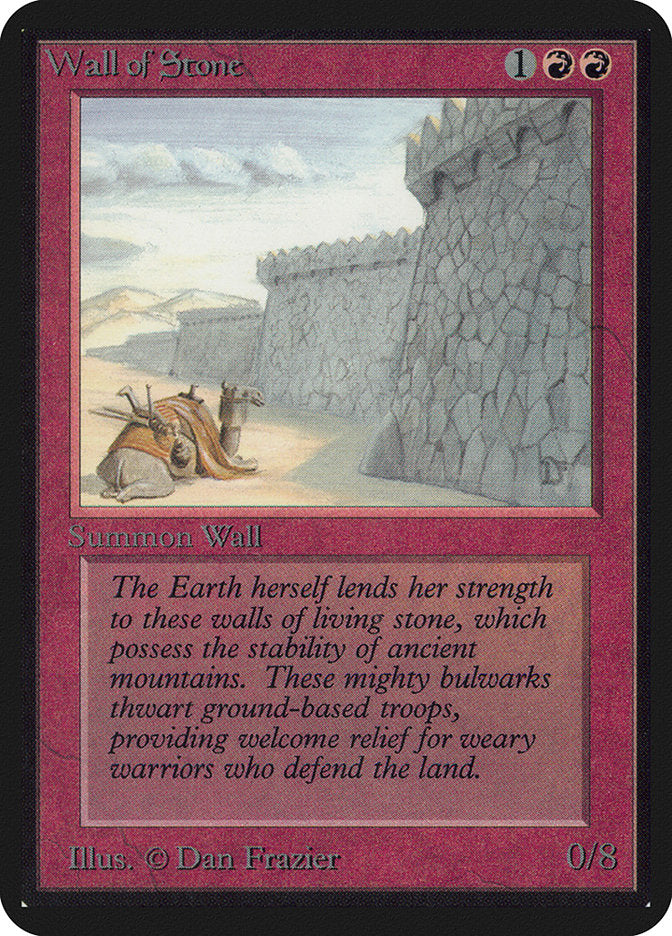 Wall of Stone [Limited Edition Alpha] | Webway Games