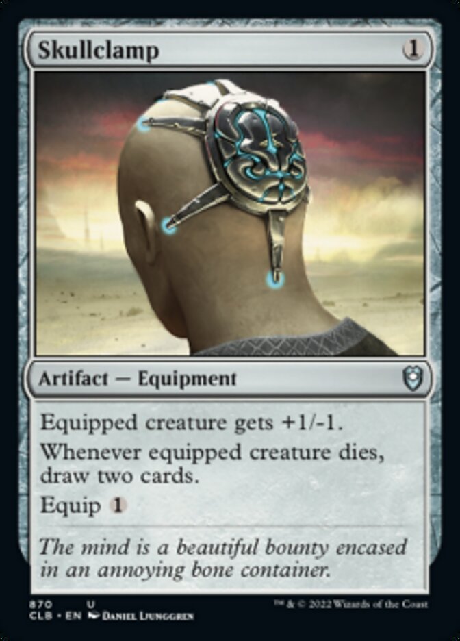 Skullclamp [Commander Legends: Battle for Baldur's Gate] | Webway Games
