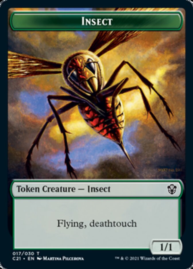 Beast (011) // Insect Token [Commander 2021 Tokens] | Webway Games
