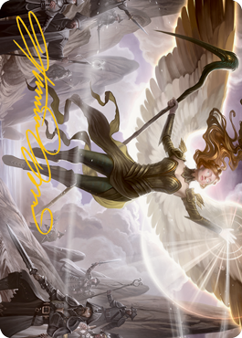 Sigarda's Splendor Art Card (Gold-Stamped Signature) [Innistrad: Midnight Hunt Art Series] | Webway Games