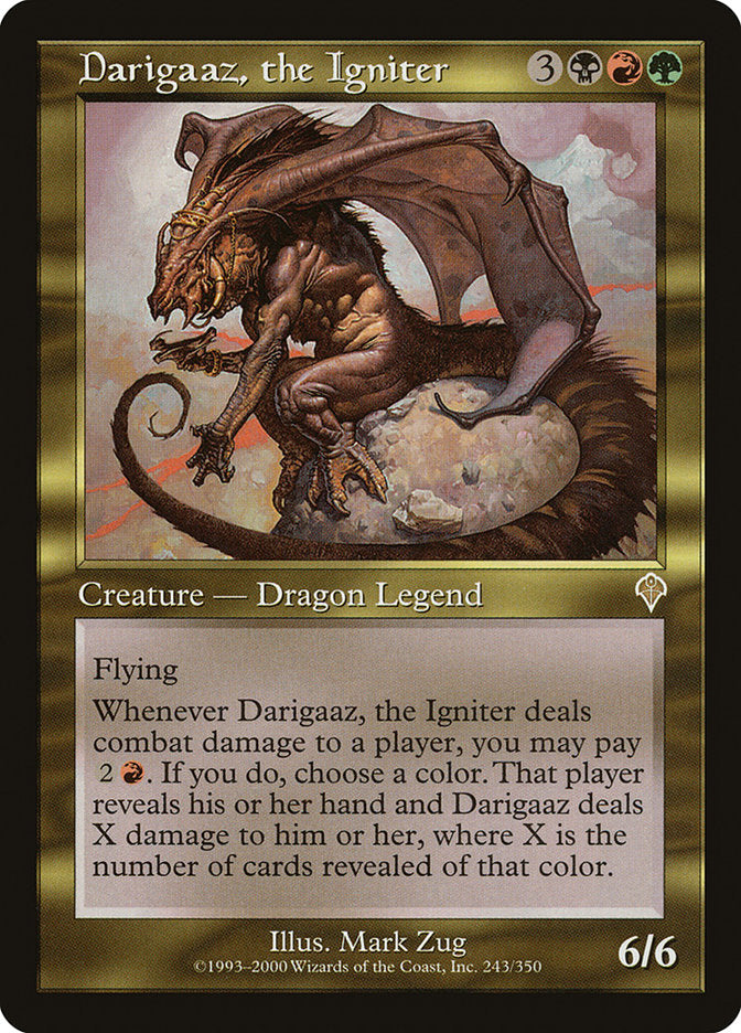 Darigaaz, the Igniter [Invasion] | Webway Games