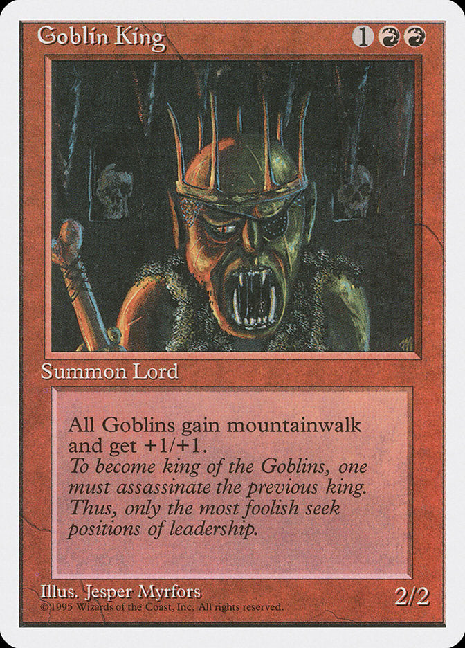 Goblin King [Fourth Edition] | Webway Games