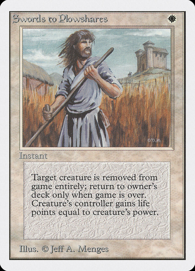 Swords to Plowshares [Unlimited Edition] | Webway Games