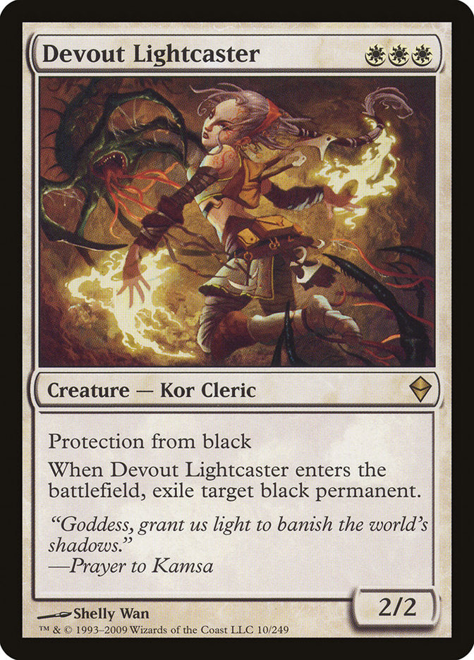 Devout Lightcaster [Zendikar] | Webway Games