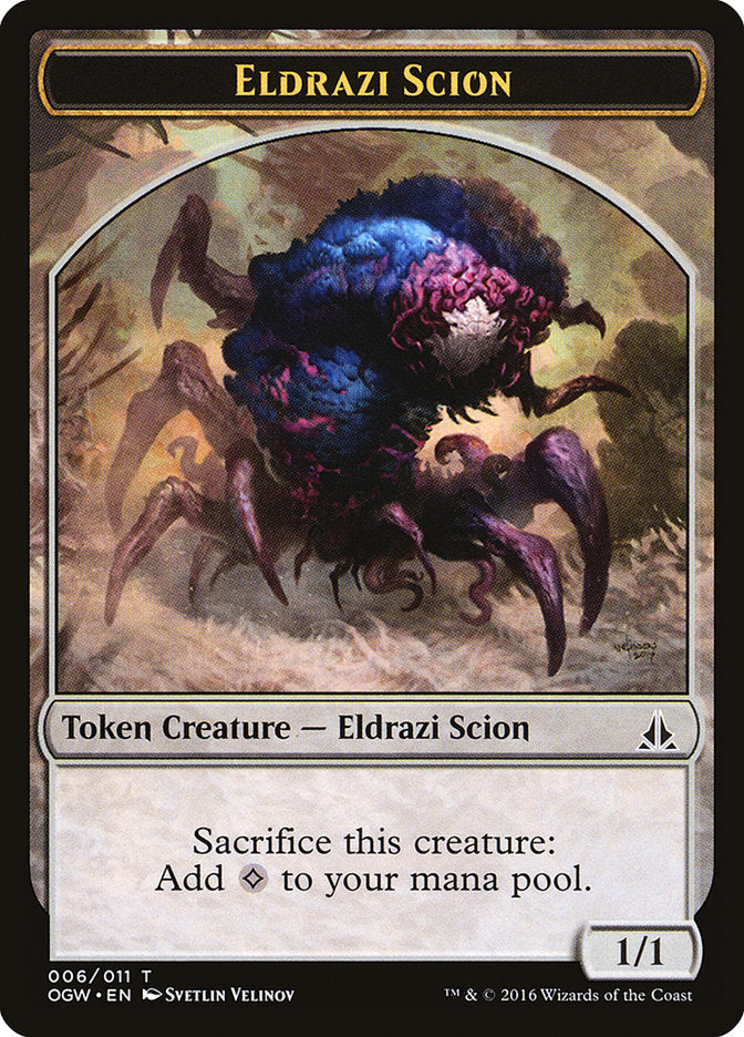 Eldrazi Scion (006/011) [Oath of the Gatewatch Tokens] | Webway Games