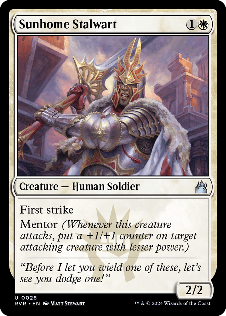 Sunhome Stalwart [Ravnica Remastered] | Webway Games