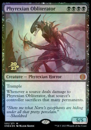 Phyrexian Obliterator [Phyrexia: All Will Be One Prerelease Promos] | Webway Games