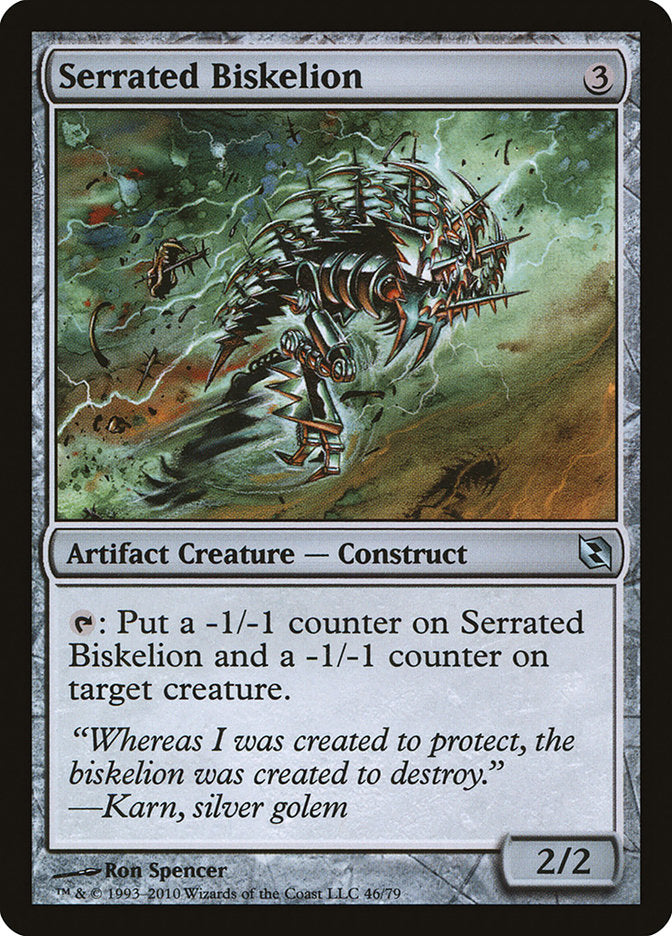Serrated Biskelion [Duel Decks: Elspeth vs. Tezzeret] | Webway Games