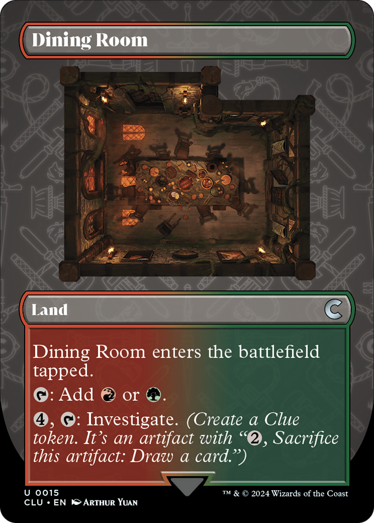 Dining Room (Borderless) [Ravnica: Clue Edition] | Webway Games