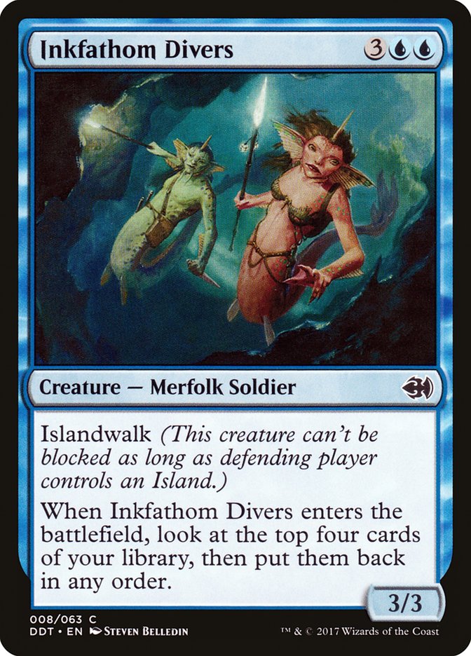 Inkfathom Divers [Duel Decks: Merfolk vs. Goblins] | Webway Games