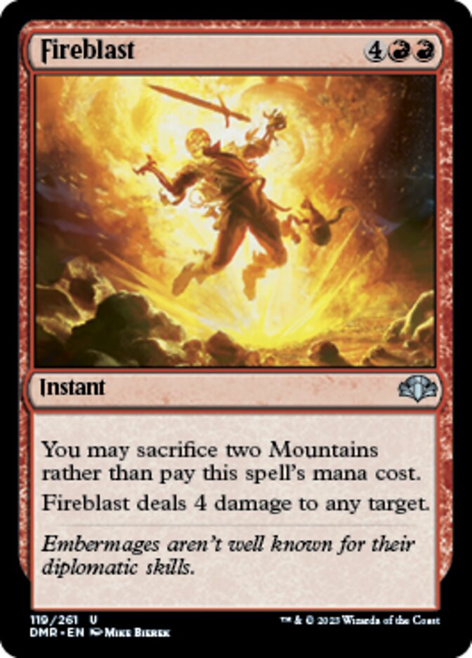 Fireblast [Dominaria Remastered] | Webway Games