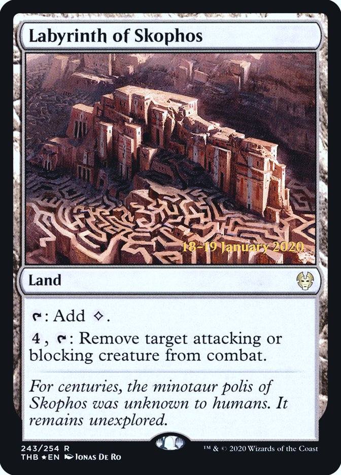 Labyrinth of Skophos [Theros Beyond Death Prerelease Promos] | Webway Games