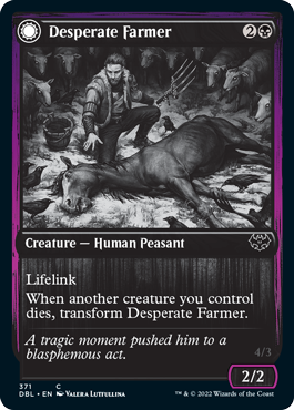 Desperate Farmer // Depraved Harvester [Innistrad: Double Feature] | Webway Games