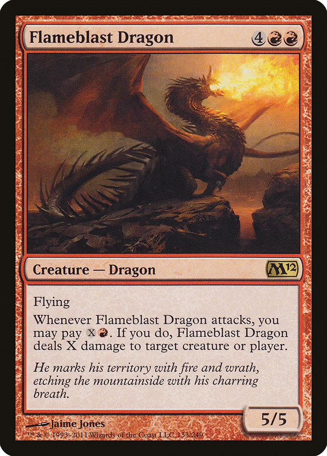 Flameblast Dragon [Magic 2012] | Webway Games