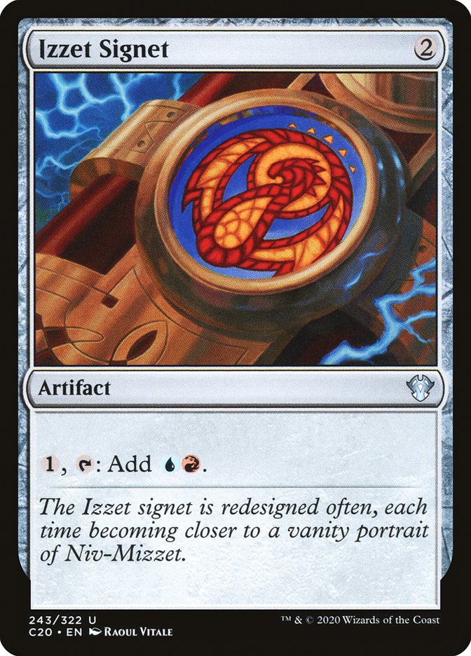 Izzet Signet [Commander 2020] | Webway Games