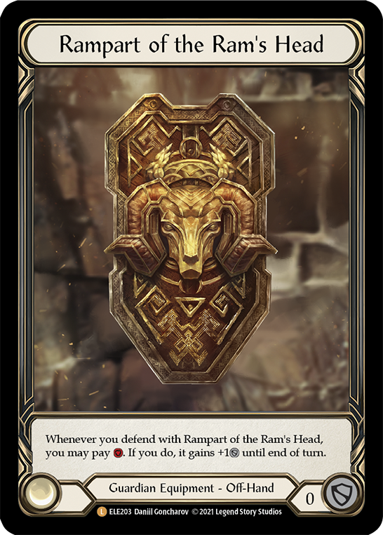Rampart of the Ram's Head [ELE203] (Tales of Aria)  1st Edition Cold Foil | Webway Games
