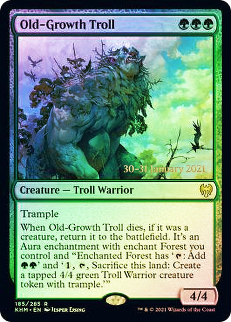Old-Growth Troll  [Kaldheim Prerelease Promos] | Webway Games