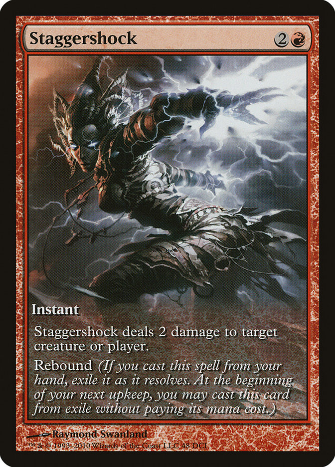 Staggershock (Game Day) (Extended) [Rise of the Eldrazi Promos] | Webway Games