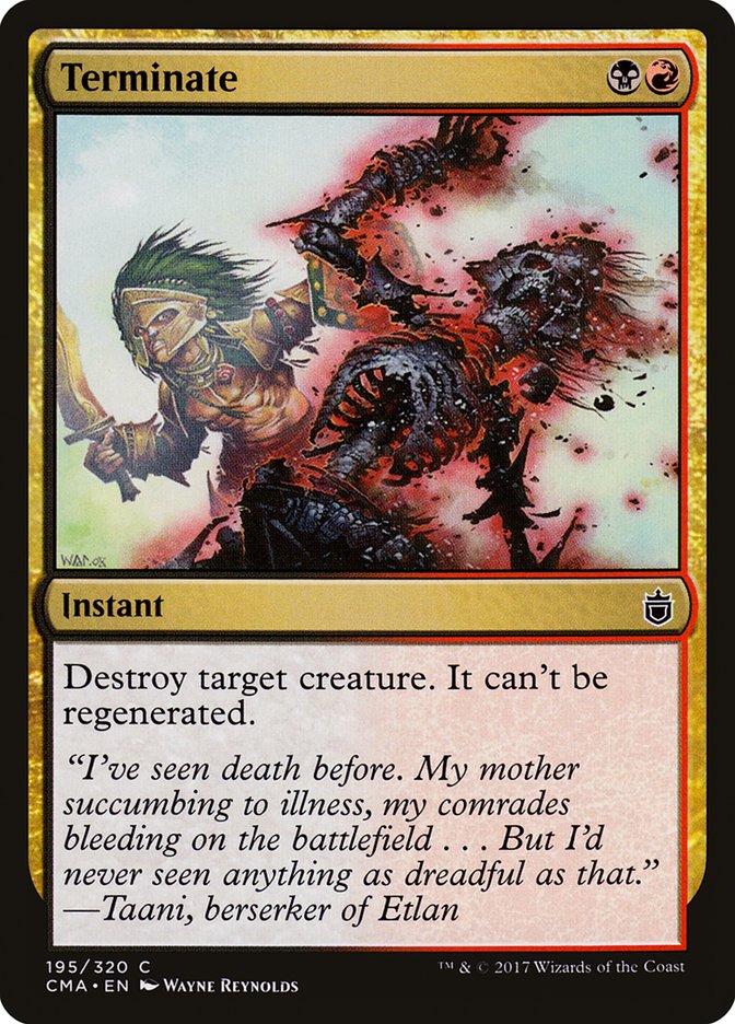 Terminate [Commander Anthology] | Webway Games