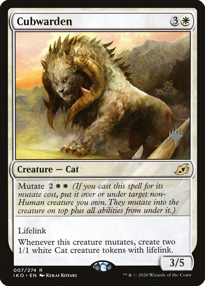 Cubwarden (Promo Pack) [Ikoria: Lair of Behemoths Promos] | Webway Games