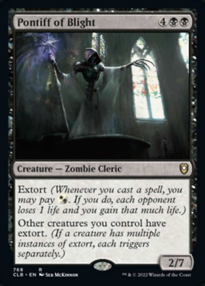 Pontiff of Blight [Commander Legends: Battle for Baldur's Gate] | Webway Games