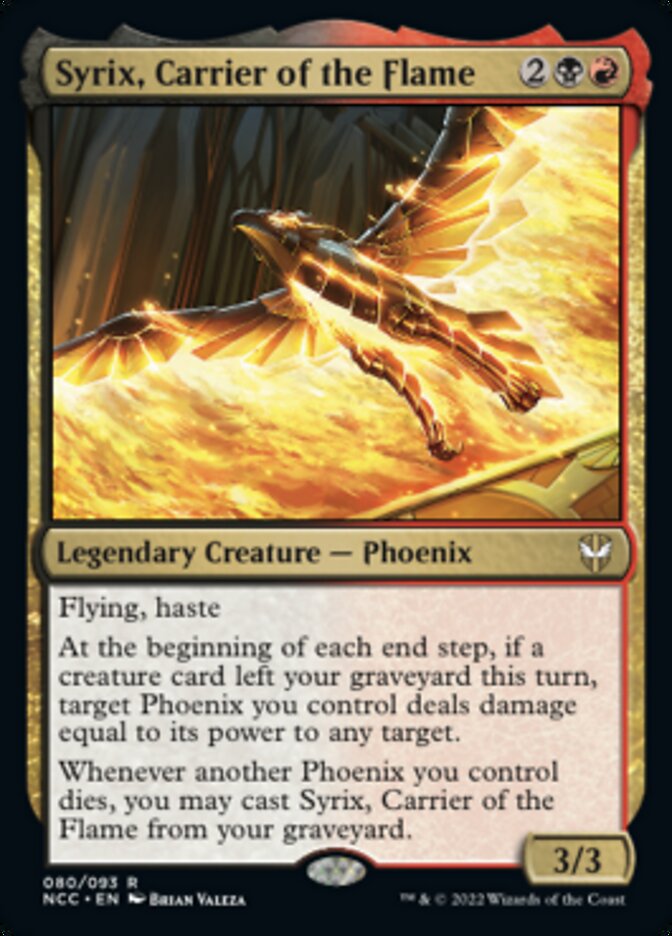 Syrix, Carrier of the Flame [Streets of New Capenna Commander] | Webway Games