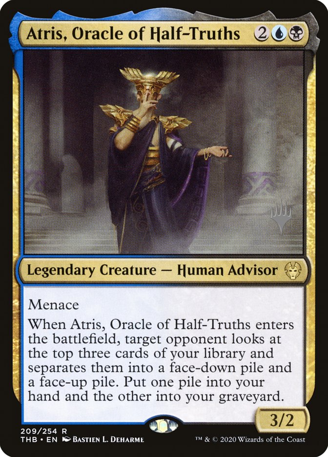 Atris, Oracle of Half-Truths (Promo Pack) [Theros Beyond Death Promos] | Webway Games